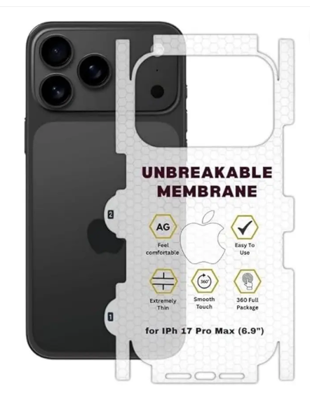 iphone 17 pro back skin excellent quality