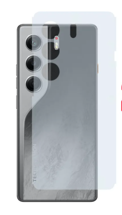 camon 40 pro back skin hd clear & mate execellent quality